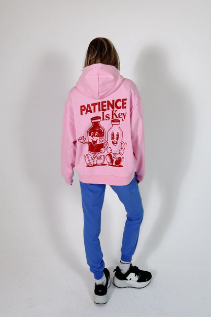 Pip-Taz Zip Hoodie Pink