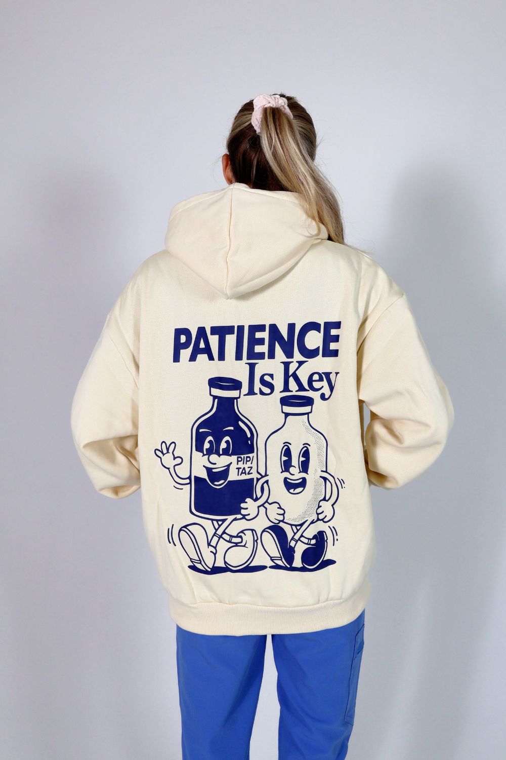 Pip-Taz Zip Hoodie OffWhite