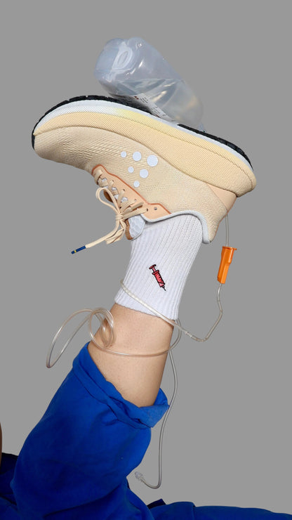 Spritzen Socken Rosa